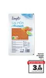 Oferta de Salmón ahumado SIMPL por 3,59€ en Carrefour
