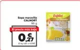 Oferta de Sopa maravilla CALNORT por 0,27€ en Carrefour