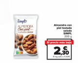 Oferta de Almendra con piel tostada salada SIMPL por 2,3€ en Carrefour