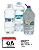 Oferta de Agua mineral FUENTE PRIMAVERA, FONT NAATURA o D`VIDA por 0,61€ en Carrefour