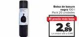Oferta de Bolsa de basura negra  por 2,89€ en Carrefour