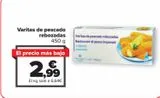 Oferta de Varitas de pescado rebozadas por 2,99€ en Carrefour