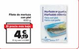 Oferta de Filete de merluza con piel por 4,19€ en Carrefour