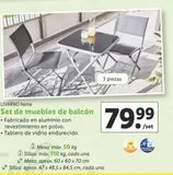 Oferta de Muebles de jardín Livarno por 79,99€ en Lidl