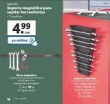 Oferta de Soporte magnético para herramientas por 4,99€ en Lidl