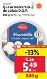 Oferta de Mozzarella Milbona por 5,49€ en Lidl