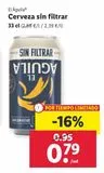 Oferta de Cerveza por 0,79€ en Lidl