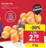 Oferta de Naranjas por 2,79€ en Lidl