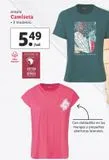 Oferta de Camiseta esmara por 5,49€ en Lidl