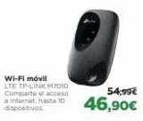 Oferta de Tarifas internet TP-LINK en El Corte Inglés