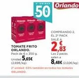 Oferta de Tomate frito Orlando en El Corte Inglés