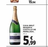 Oferta de Cava brut reserva Castillo de Perelada en El Corte Inglés