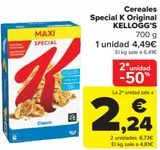 Oferta de Cereales special K Original KELLOGG'S por 4,49€ en Carrefour
