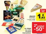 Oferta de En TODAS las cuñas de queso Internacional en Carrefour