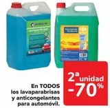 Oferta de En TODOS los lavaprabrisas y anticongelantes para automóvil  en Carrefour