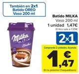 Oferta de Batido MILKA por 1,47€ en Carrefour