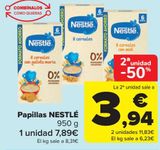 Oferta de Papillas NESTLÉ por 7,89€ en Carrefour