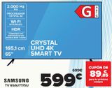 Oferta de SAMSUNG TV 65AU7175U  por 599€ en Carrefour