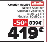 Oferta de Colchón Nayade Pikolin por 419€ en Carrefour