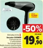 Oferta de REMINGTON Secador D3190S  por 19,9€ en Carrefour