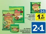 Oferta de En TODOS los productos de comida mejicana MEXIFOODS en Carrefour