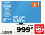Oferta de SAMSUNG TV QE55QN85BAT  por 999€ en Carrefour
