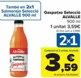 Oferta de Gazpacho Selección ALVALLE por 3,59€ en Carrefour