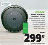 Oferta de IRobot Robot aspirador Roomba i5154  por 299€ en Carrefour