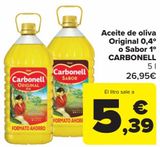 Oferta de Aceite de oliva Original 0,4º o Sabor 1º CARBONELL por 26,95€ en Carrefour