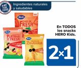 Oferta de En TODOS los snacks HERO Kids en Carrefour
