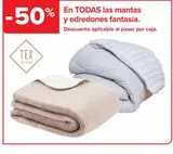 Oferta de En TODAS las mantas y edredones fantasía en Carrefour