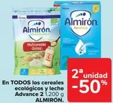 Oferta de En TODOS los cereales ecológicos y leche Advance ALMIRÓN en Carrefour