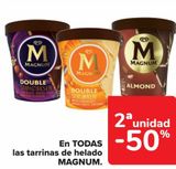 Oferta de En TODAS las tarrinas de helado MAGNUM en Carrefour
