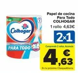 Oferta de Papel de cocina Para Todo COLHOGAR por 4,63€ en Carrefour