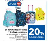 Oferta de En TODAS las mochilas y trolleys escolares en Carrefour