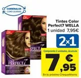 Oferta de Tintes Color Perfect7 WELLA por 7,95€ en Carrefour