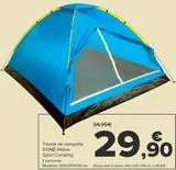 Oferta de Tienda de campaña DOME Aktive Sport Camping  por 29,9€ en Carrefour