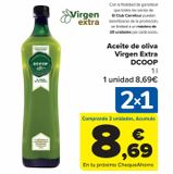 Oferta de Aceite de oliva Virgen Extra DCOOP por 8,69€ en Carrefour