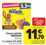 Oferta de Cacao soluble NESQUIK por 23,4€ en Carrefour