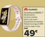 Oferta de HUAWEI Smartband BAND 7  por 49€ en Carrefour