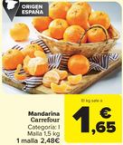 Oferta de Mandarina Carrefour por 2,48€ en Carrefour