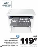 Oferta de HP Impresora LASERJET M140WE  por 119€ en Carrefour