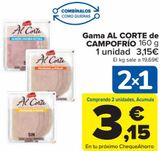 Oferta de Gama AL CORTE de CAMPOFRÍO por 3,15€ en Carrefour