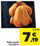 Oferta de Pollo asado Carrefour por 7,19€ en Carrefour
