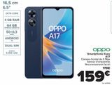 Oferta de OPPO Smartphone libre A17  por 159€ en Carrefour