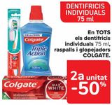 Oferta de En TODOS los dentífricos individuales, cepillos y enjuagues COLGATE  en Carrefour