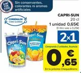 Oferta de CAPRI-SUN por 0,65€ en Carrefour