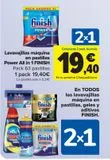 Oferta de En TODOS los lavavajillas máquina en pastillas, geles y aditivos FINISH en Carrefour