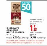 Oferta de Chocolate con leche Nestlé en Hipercor