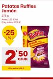 Oferta de Patatas fritas Ruffles por 2,5€ en Ahorramas